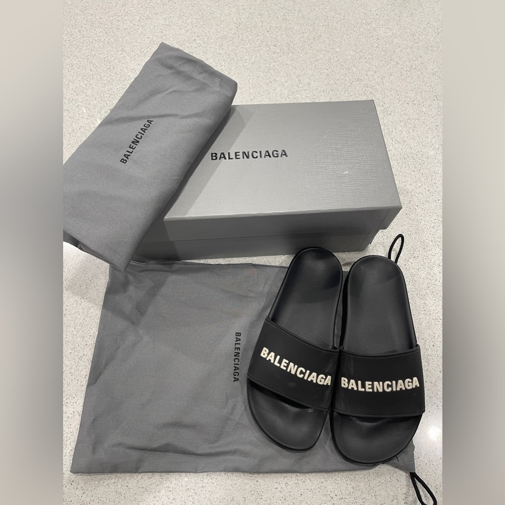 Balenciaga Sport Slide Logo size 37 womens